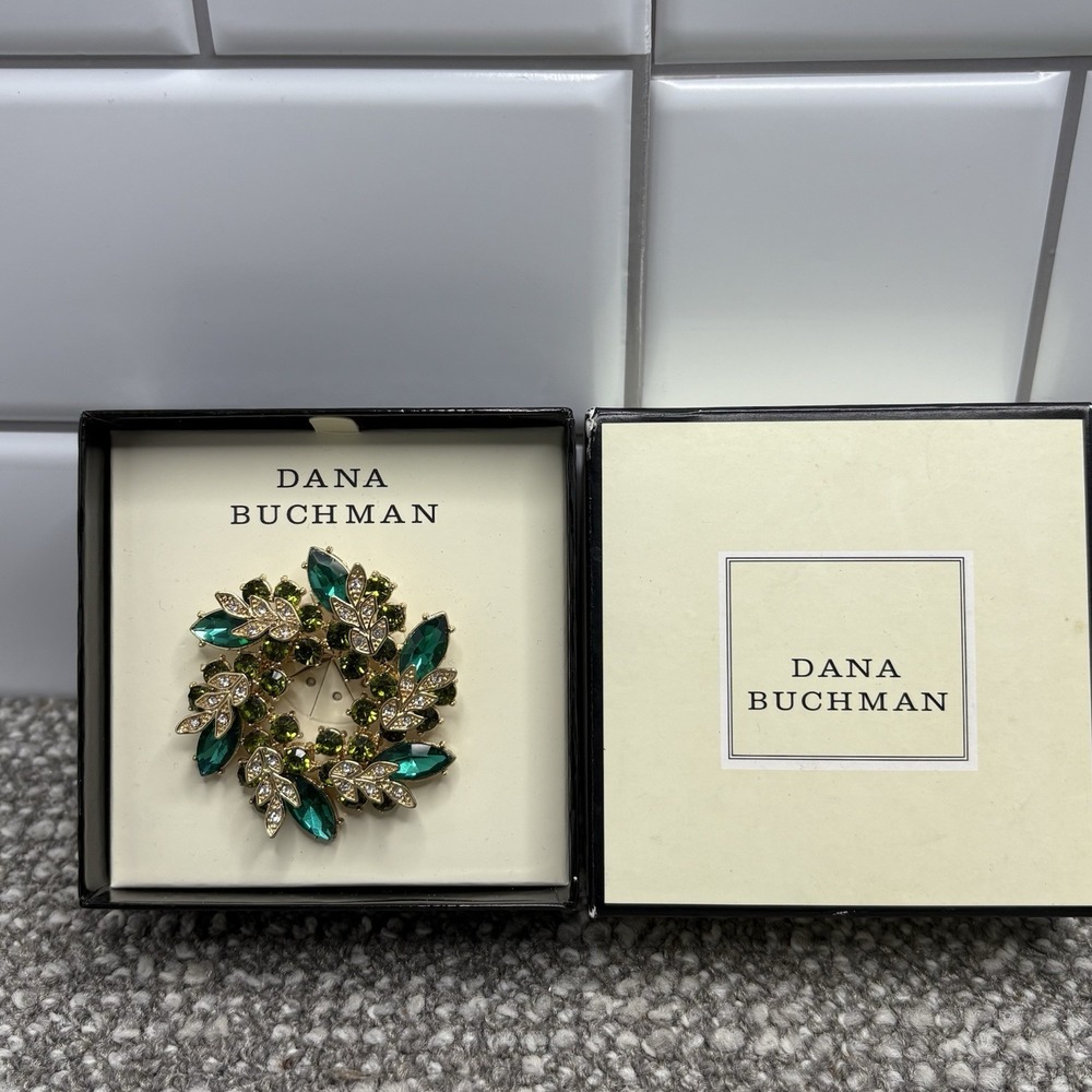Dana Bachman Broach Turquoise Costume Jewelry Scarf Adornment Dressy NIB